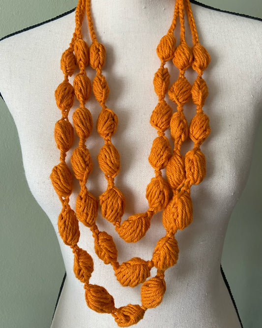 Collar Naranja Triple