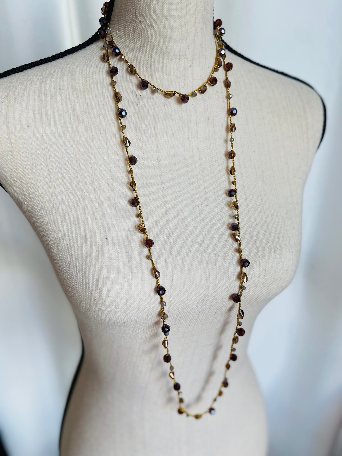 Collar Infinito Vintage Gold