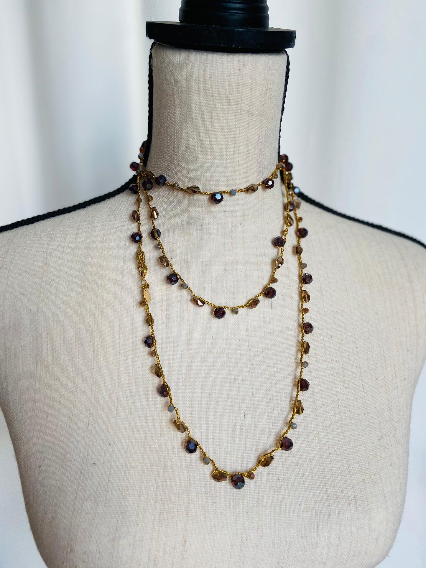 Collar Infinito Vintage Gold