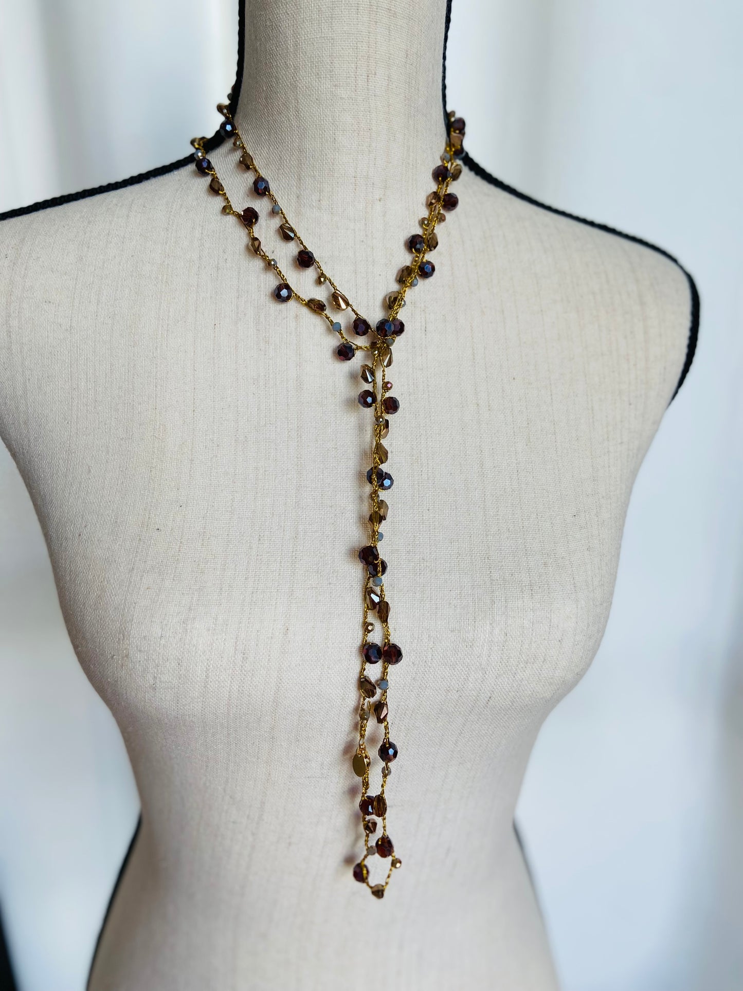 Collar Infinito Vintage Gold