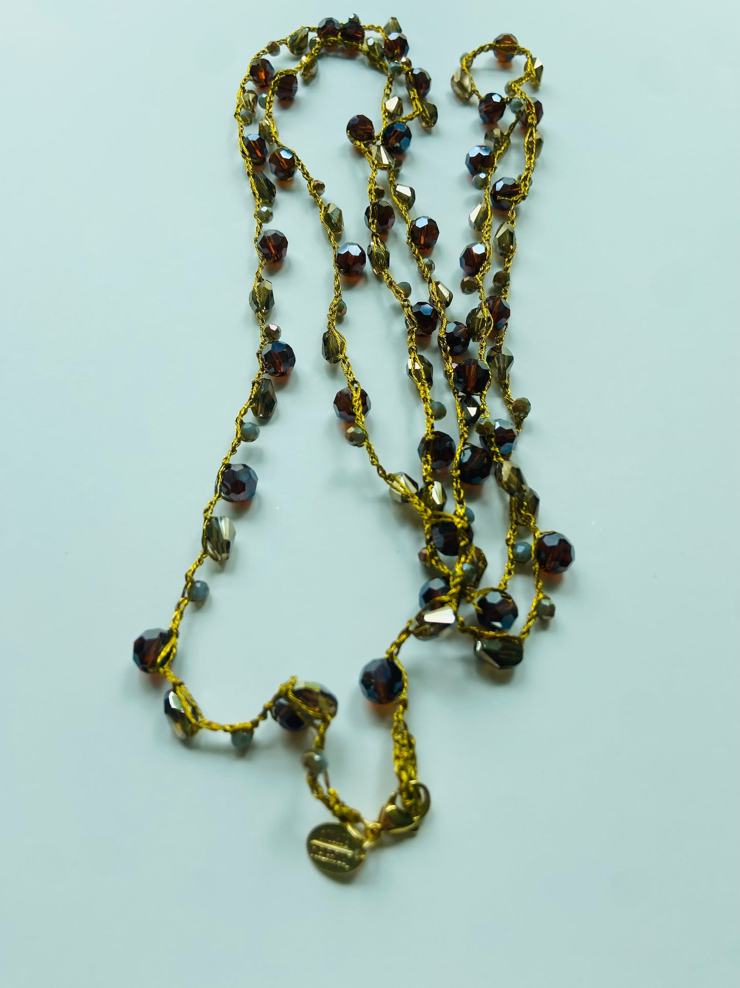 Collar Infinito Vintage Gold
