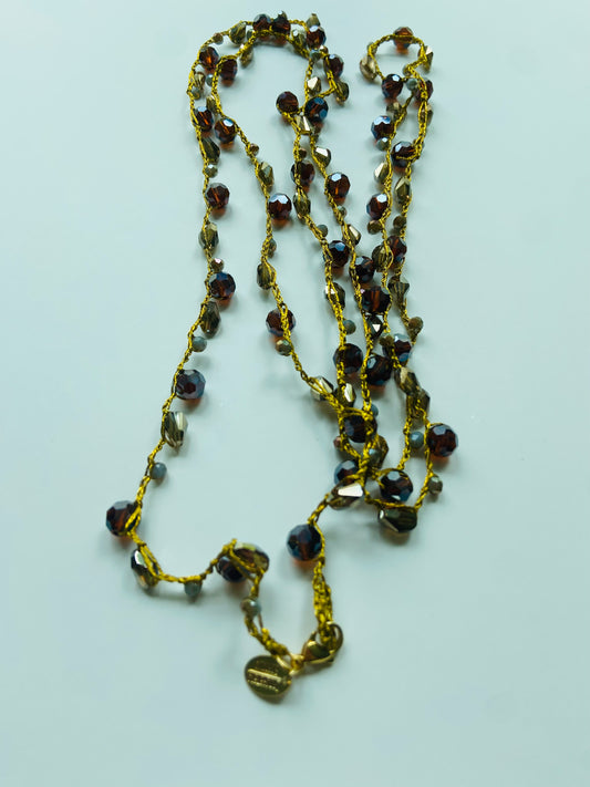 Collar Infinito Vintage Gold